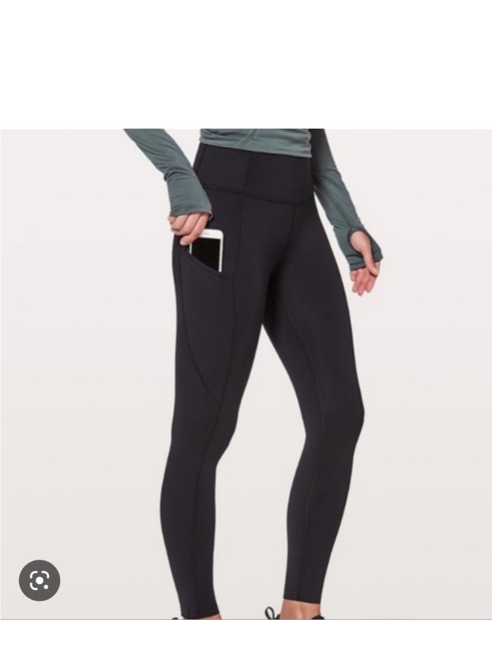 lululemon athletica Black High-Rise Performance Leggings size 4